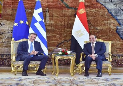  الرئيس المصري ورئيس وزراء اليونان: يجب العودة للحل السياسي في الأزمة الليبية