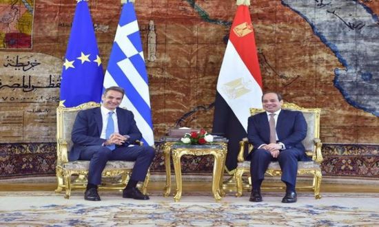  الرئيس المصري ورئيس وزراء اليونان: يجب العودة للحل السياسي في الأزمة الليبية