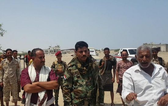 قائد "العاشر صاعقة" يتفقد جبهة الشيخ سالم