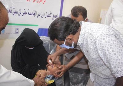 حملة لتحصين أطفال الشحر ضد الشلل