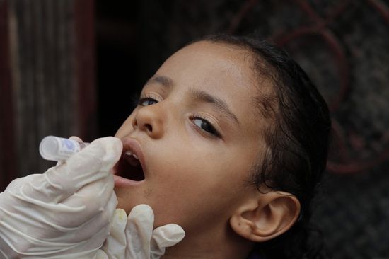 يونيسيف: تحصين 1.2 مليون طفل ضد الشلل