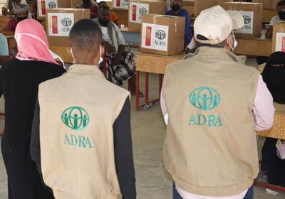 "أدرا" توزع مستلزمات نظافة وتوعي بكورونا