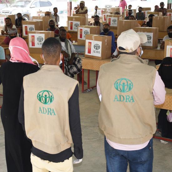 "أدرا" توزع مستلزمات نظافة وتوعي بكورونا