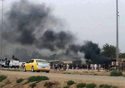  انفجارات متتالية داخل معسكر صقر ببغداد