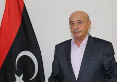 رئيس البرلمان الليبي يلقي كلمة أمام البرلمان المغربي