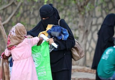 كسوة العيد لـ3000 طفل بتعز من "سلمان للإغاثة"