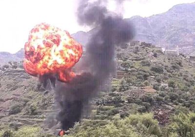 تفحم سيارة محملة بمحروقات مهربة لحوثيين تعز