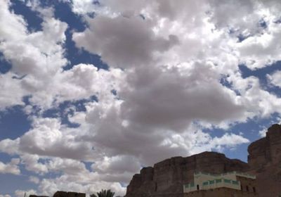 أمطار متوسطة على مناطق متفرقة بحضرموت