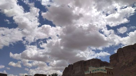 أمطار متوسطة على مناطق متفرقة بحضرموت