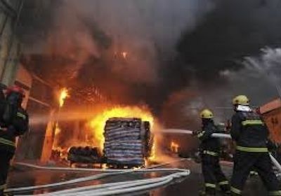 اندلاع حريق بعد خروج قطار عن طريقه في أريزونا الأميركية