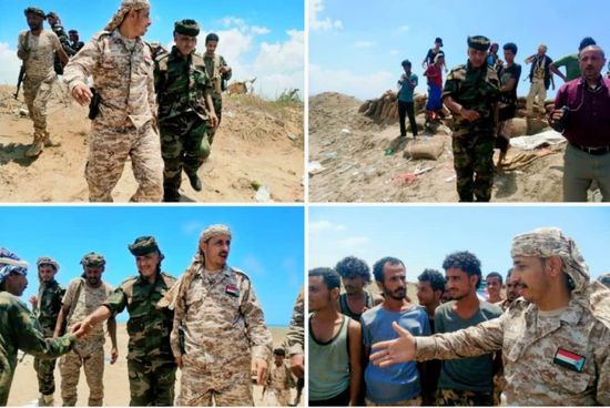 جولة ميدانية للسعدي والنوبي للقاء أبطال القوات الجنوبية بأبين