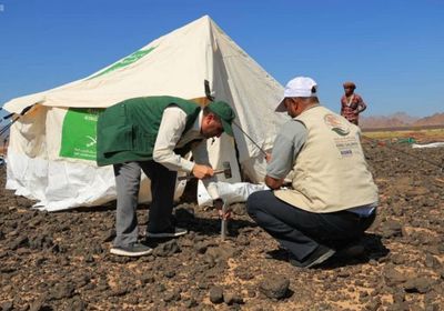 مساعدات إيوائية لمتضرري سيول صرواح