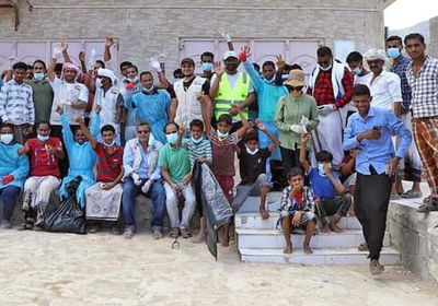 بحملة جديدة.. مؤسسة الشيخ خليفة تُجمل شوارع حديبو