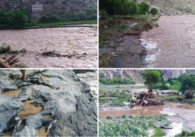 سيول "غير معهودة" بوادي بنا تطمر الآبار وتجرف المحاصيل
