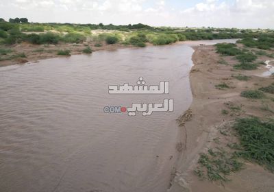 بالصور.. سيول وادي بنا تتدفق إلى البحر وتجاهل رسمي