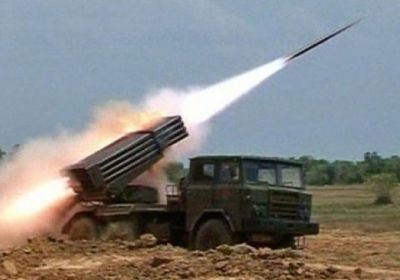 سقوط صاروخ حوثي في مريس شمال الضالع