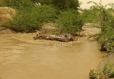 تصدعات في قناة ميكلان والسيول تنذر بجرف جسور جعار