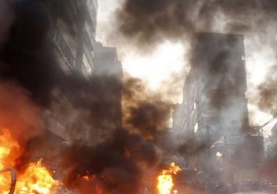 سقوط مئات الجرحى والقتلى في انفجارين متتاليين بيروت 