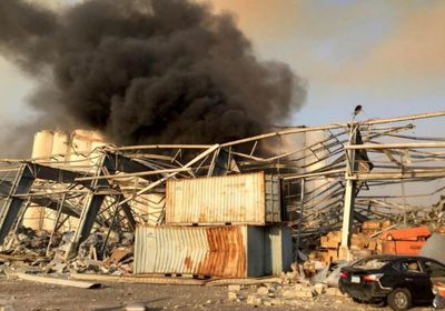 انفجار بيروت يطال باخرة لقوات الأمم المتحدة وسقوط مصابين