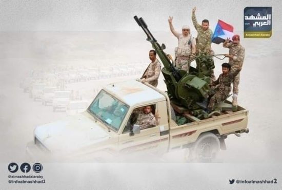 القوات الجنوبية تقصف مواقع الحوثي في مريس شمالي الضالع