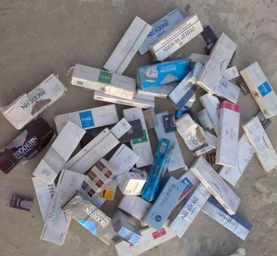 إحباط تهريب حشيش وسجائر بجول مسحه