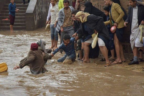 غرق ثلاثة أشخاص جراء السيول في صنعاء