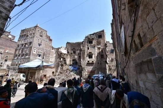 تهدم 40 منزلًا تاريخيًا في مدينة صنعاء القديمة
