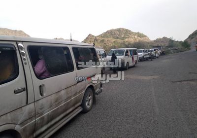 موكب أبين المشارك بمهرجان الهجر يصل إلى لبعوس