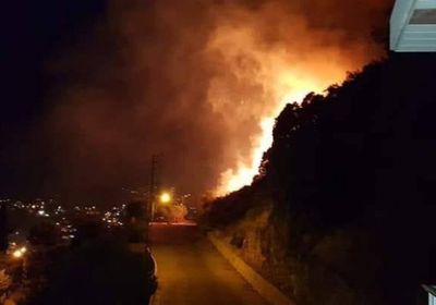 نكبة جديدة.. لبنان يشهد حريقًا هائلًا في جبل مشغرة