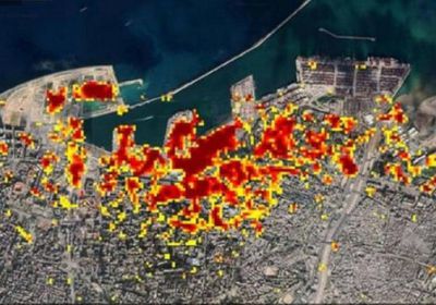 ناسا توثق بالصور الضرر الناجم عن انفجار بيروت