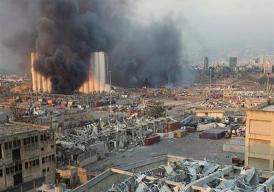 لبنان.. انفجار مرفأ بيروت يخلف حفرة بعمق 43 مترا