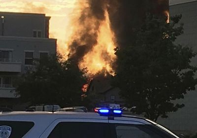 انفجار قوي بمدينة التيمور الأمريكية يُسفر عن تدمير منازل