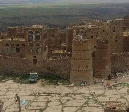 انهيار قرية أثرية غربي صنعاء