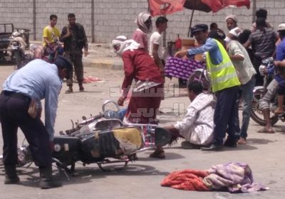 إصابتان في حادث تصادم بالحوطة