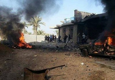  استهداف رتل الدعم اللوجيستي الأمريكي بعبوة ناسفة غرب الناصرية بالعراق