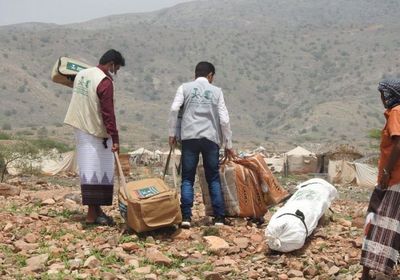 مساعدات إيوائية لـ192 متضررا من السيول في حجة