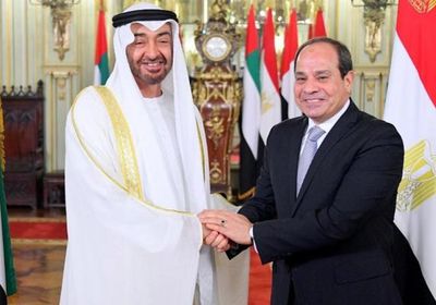  بن زايد يشكر السيسي على دعم مصر المتواصل لتحقيق الاستقرار