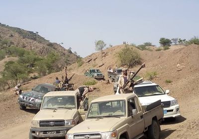 قصف مدفعي جنوبي لتمركزات حوثية شمال لحج
