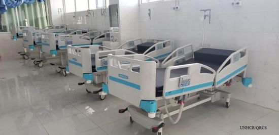 مفوضية اللاجئين تمنح "الجمهوري" 28 وحدة عناية مركزة