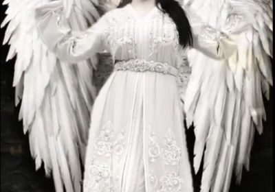 بجناحي ملاك.. سمية الخشاب تشكر متابعيها على هذه الصورة