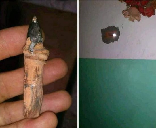 قرية موليا في تعز تحت القصف الحوثي