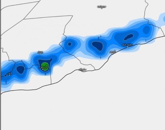 أمطار رعدية على جنوب شبوة