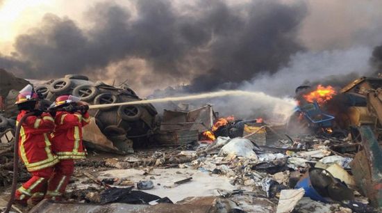 ارتفاع حصيلة ضحايا انفجار مرفأ بيروت إلى 180 قتيلاً