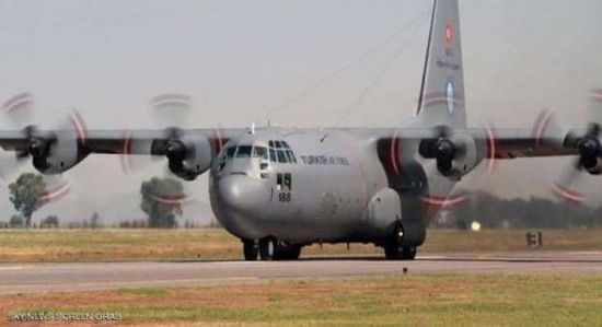 هبوط طائرة تركية تحمل مرتزقة بمطار مصراتة الليبي