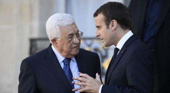  ماكرون يبحث مع عباس الاتفاق الإماراتي الإسرائيلي