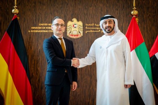  وزير الخارجية الإماراتي يُجري مباحثات مع نظيره الألماني بأبوظبي