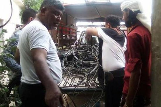 حملة لإزالة الربط العشوائي للكهرباء في تبن