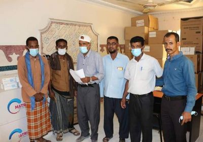 حجر تتسلم حصتها من المساعدات الطبية الإماراتية