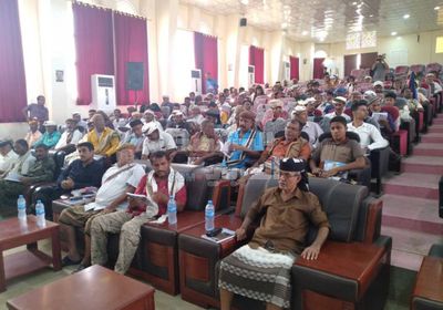 "الانتقالي" يرعى حفل تأبين الشهيد الساحمي (صور)