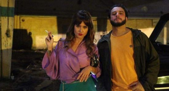 نيللي كريم بصحبة أحمد الفيشاوي في كواليس "30 مارس"